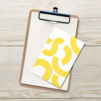 YELLOW SQUIGGLE Art Card