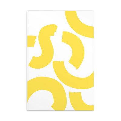 YELLOW SQUIGGLE Art Card