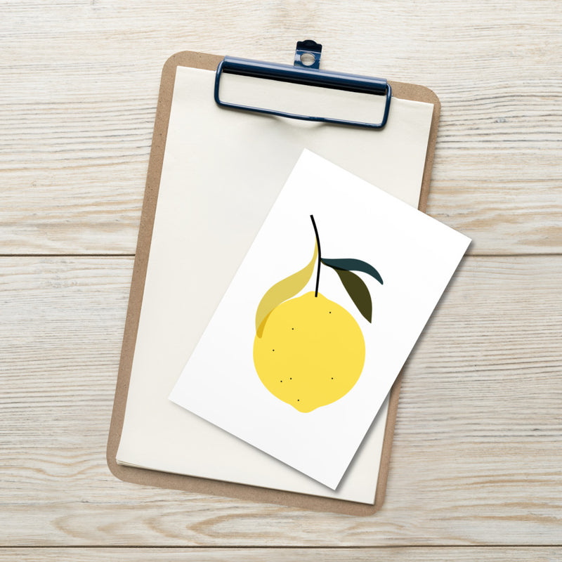 Lemon Art Card
