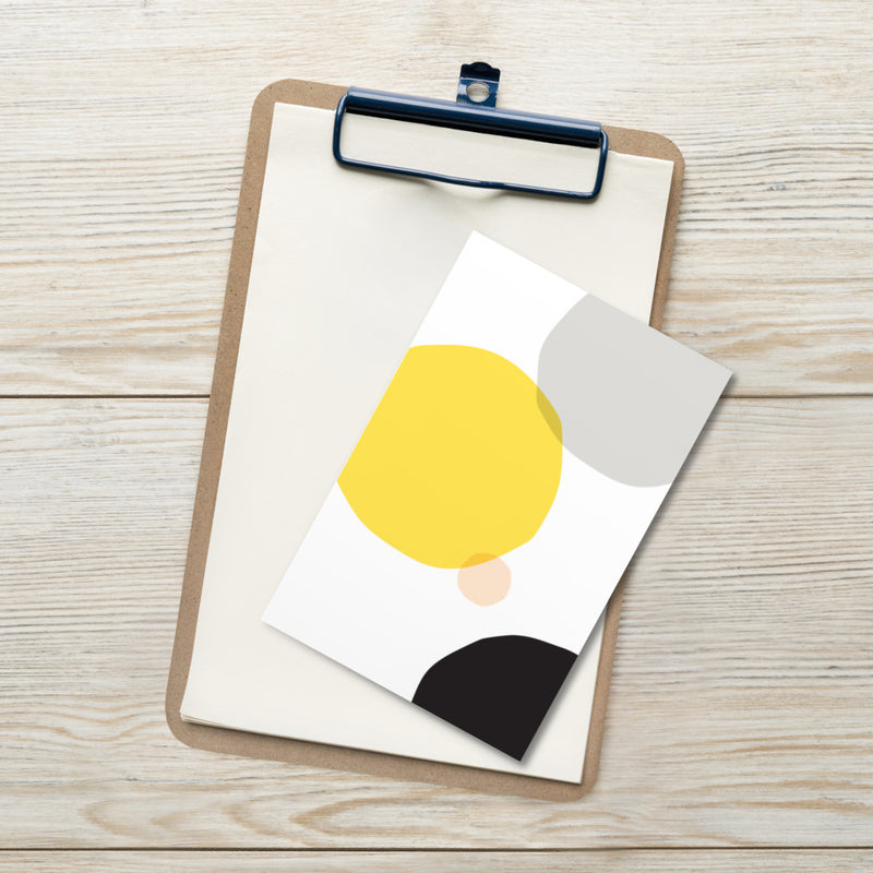 YELLOW CIRCLES Art Card