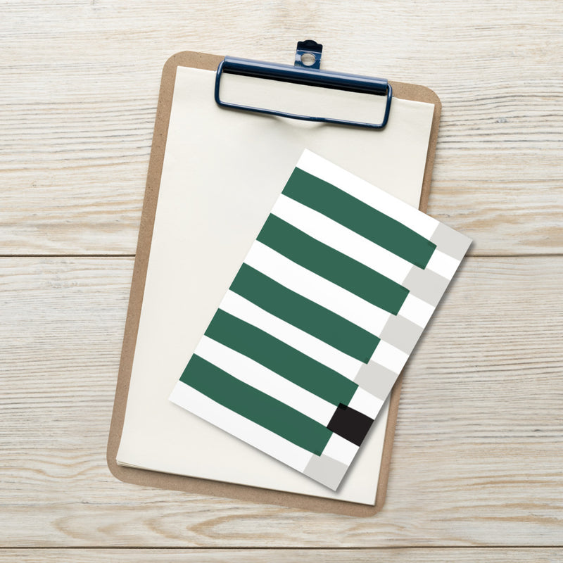 GREEN STRIPE Art Card