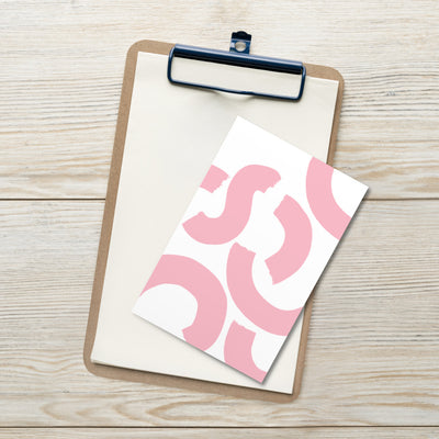 PINK SQUIGGLE Art Card