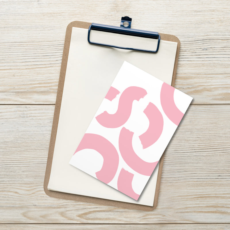 PINK SQUIGGLE Art Card