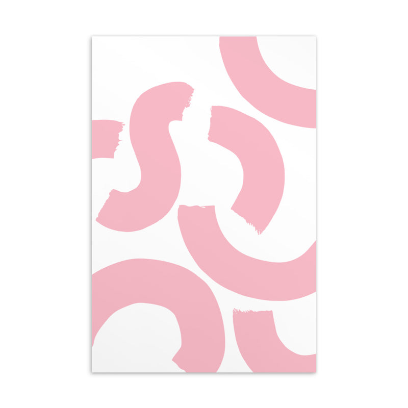 PINK SQUIGGLE Art Card