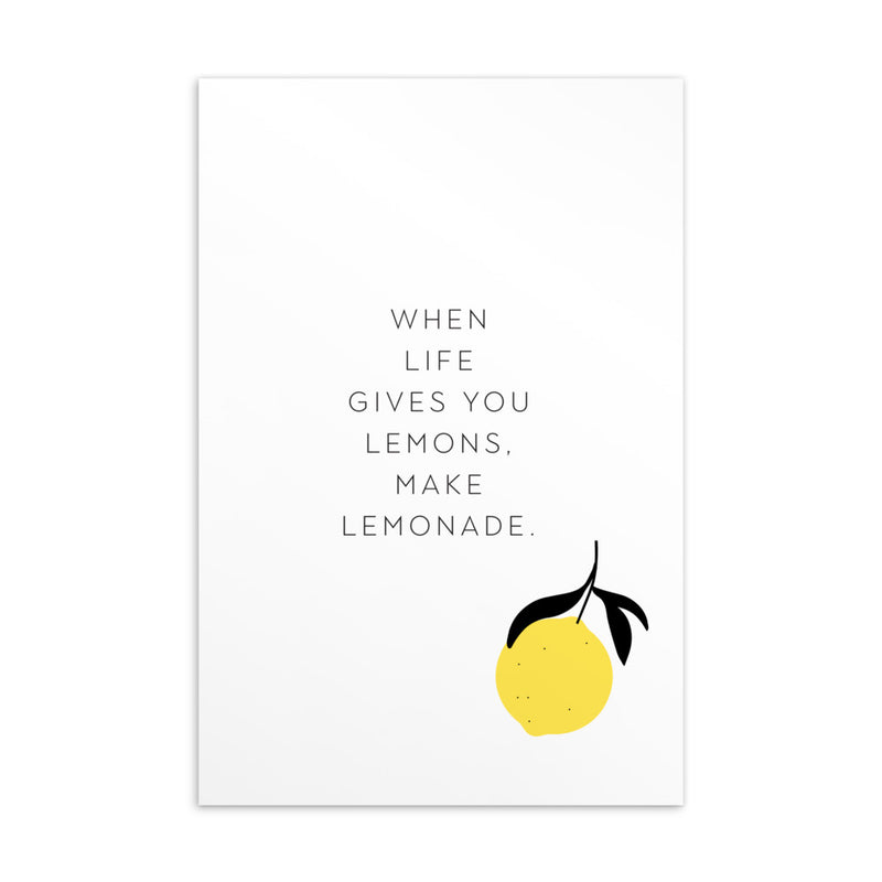 Make Lemonade Art Card