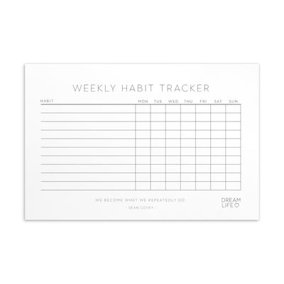 WEEKLY HABIT TRACKER Art Card