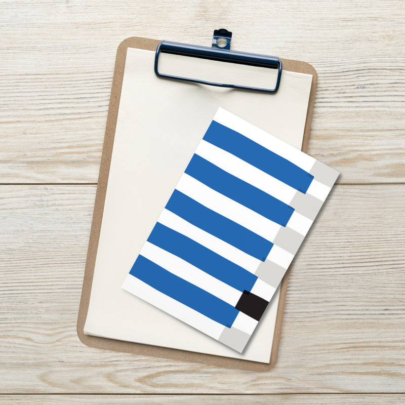 BLUE STRIPE Art Card