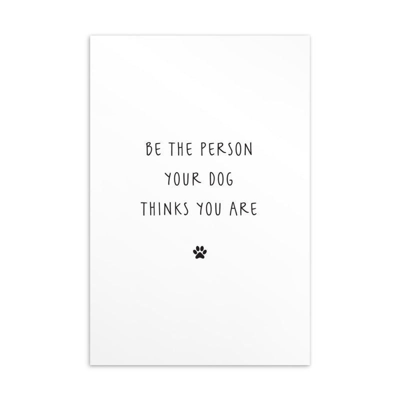 BE THE PERSON Art Card