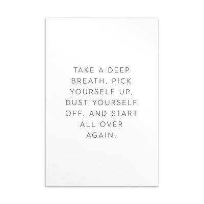 START OVER Art Card