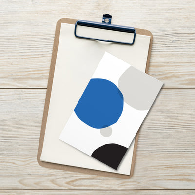 BLUE CIRCLES Art Card