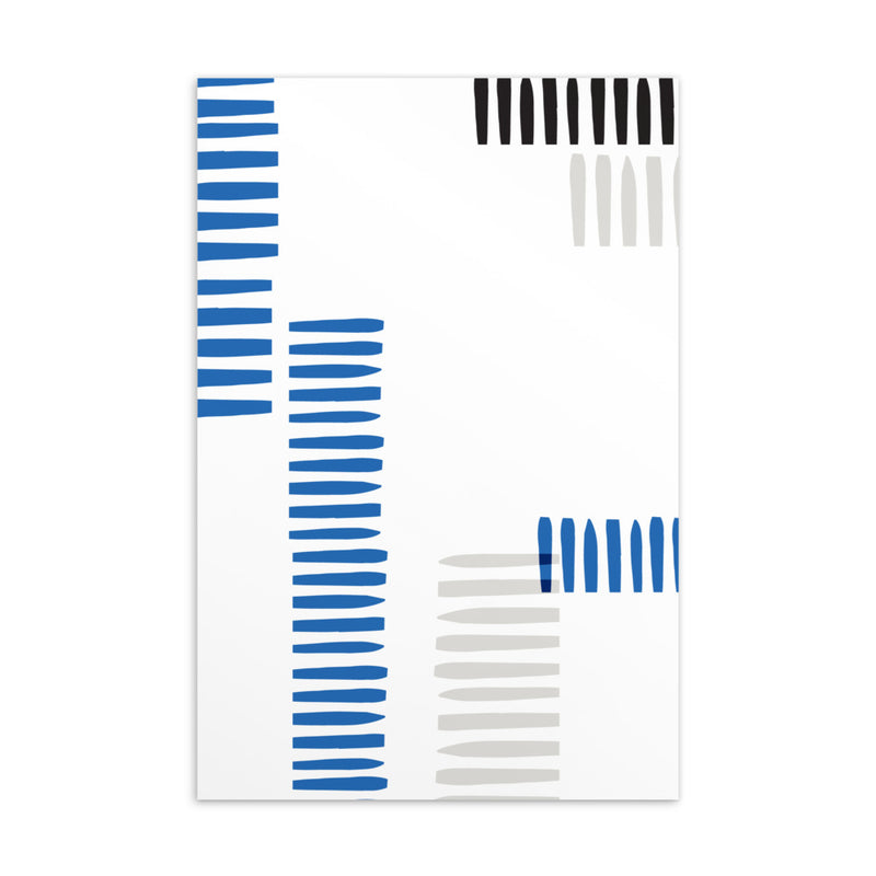 BLUE STRIPES Art Card