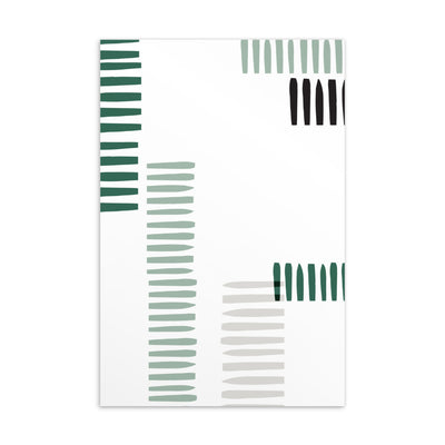 GREEN STRIPES Art Card