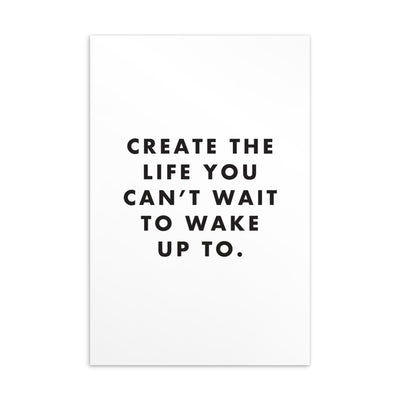 CREATE THE LIFE Art Card