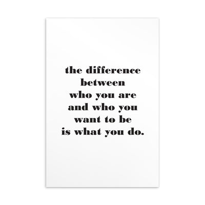 THE DIFFERENCE Art Card