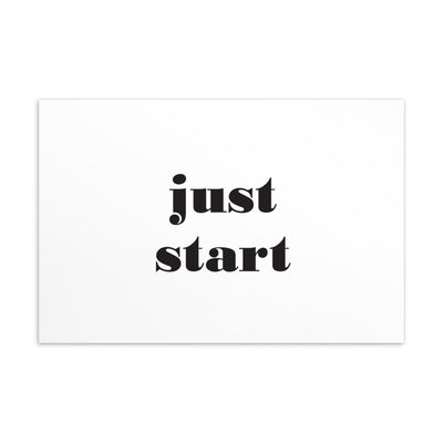 JUST START Art Card