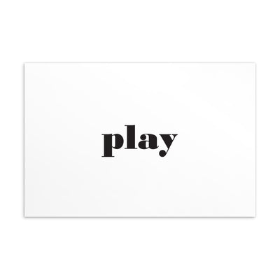 PLAY Art Card