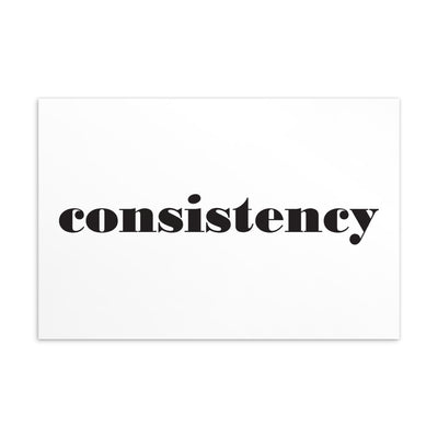 CONSISTENCY Art Card