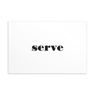 SERVE Art Card