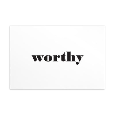 WORTHY Art Card