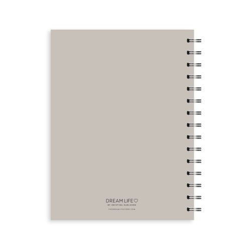 A5 Spiral Journal - Walking - Grey