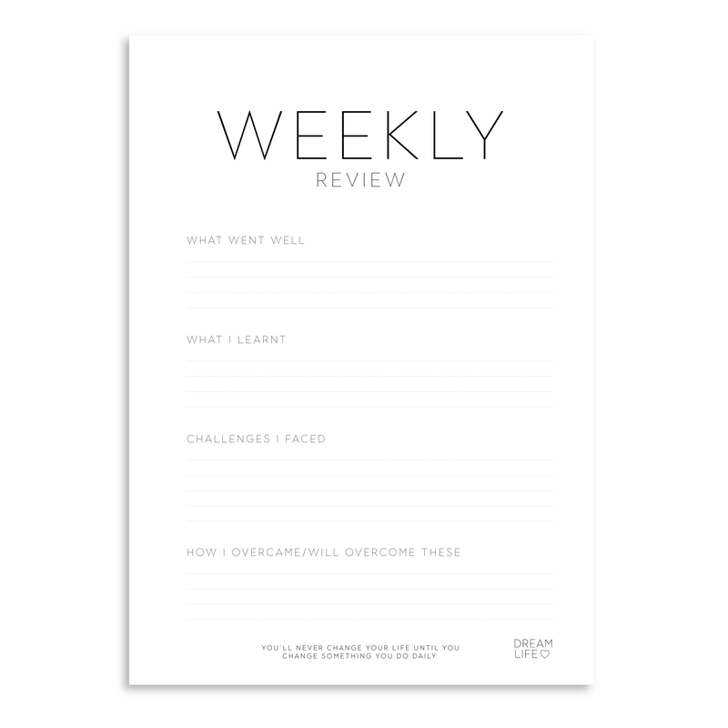 WEEKLY REVIEW Downloadable PDF