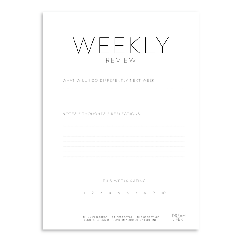 WEEKLY REVIEW Downloadable PDF