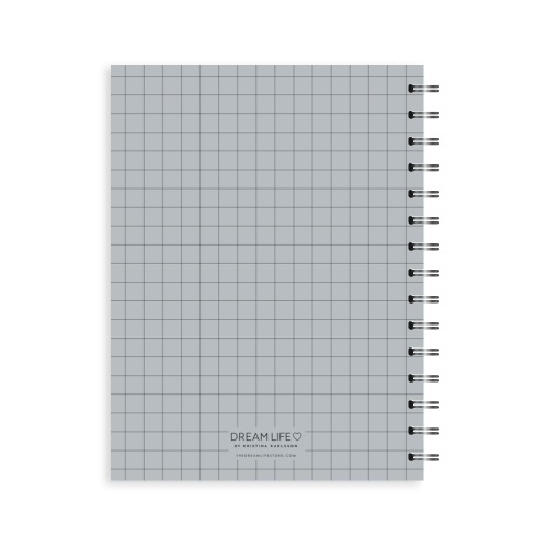 A5 Spiral Planner Undated - Grey