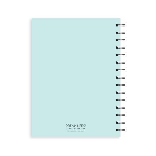A5 Spiral Planner Undated - Weekly Planner - Mint