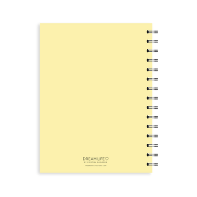 A5 Spiral Planner Undated - Weekly Planner - Yellow