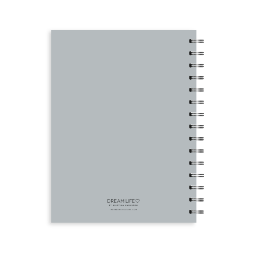 A5 Spiral Journal - Daily Wins - Grey