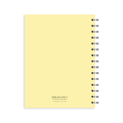 A5 Spiral Journal - Daily Wins - Yellow